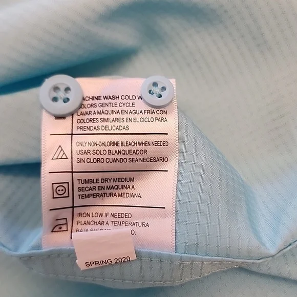 NWT American Outdoorsman Blue Short Sleeve Men's Shirt - Picture 12 of 14